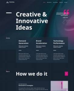 Marketing Agency Website Design